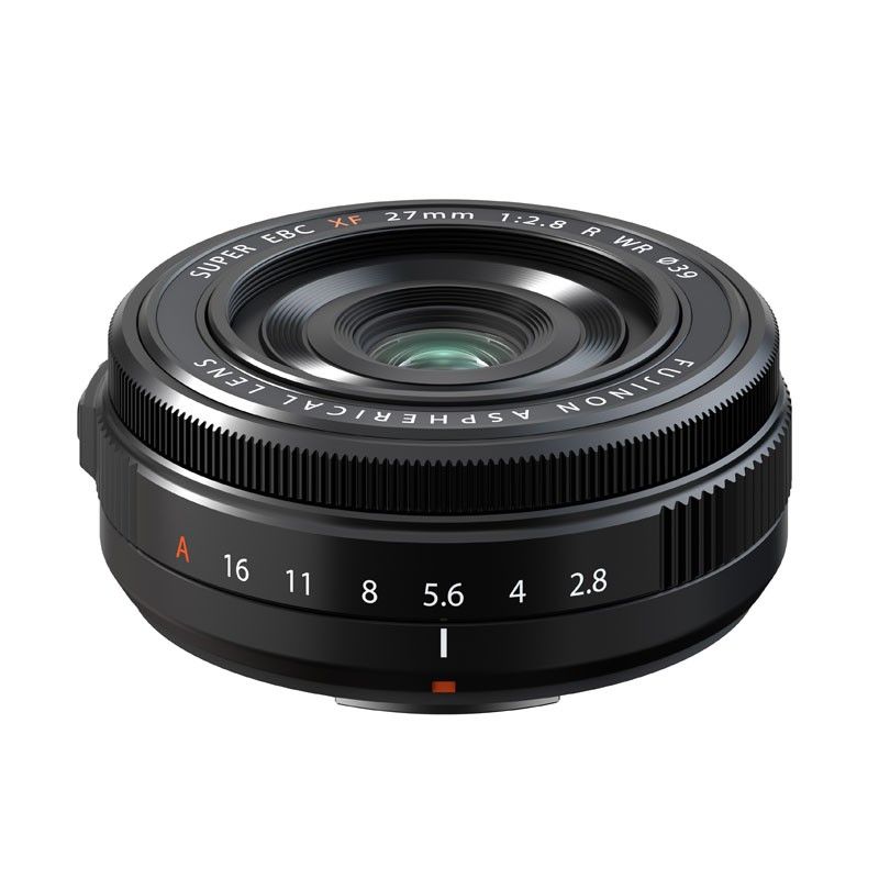 Fujifilm XF 27mm F2.8 R WR Black Weather-Resistant Prime Lens, 3-Year Warranty
