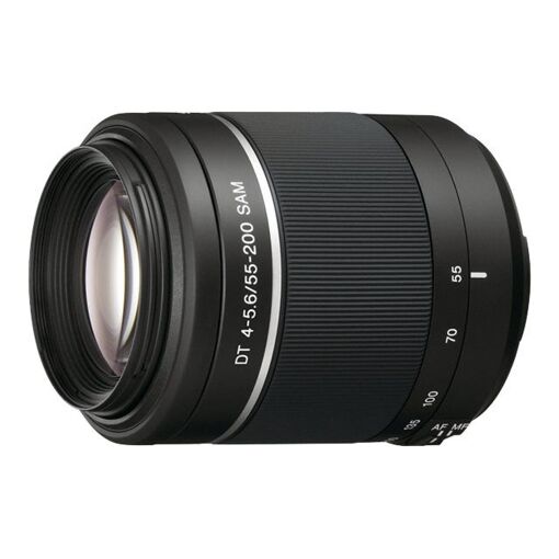 Sony SAL552002 Zoom Lens - 55-200mm f/4.0-5.6 DT SAM - Sony A Mount for DSLR-A100, A200, etc.