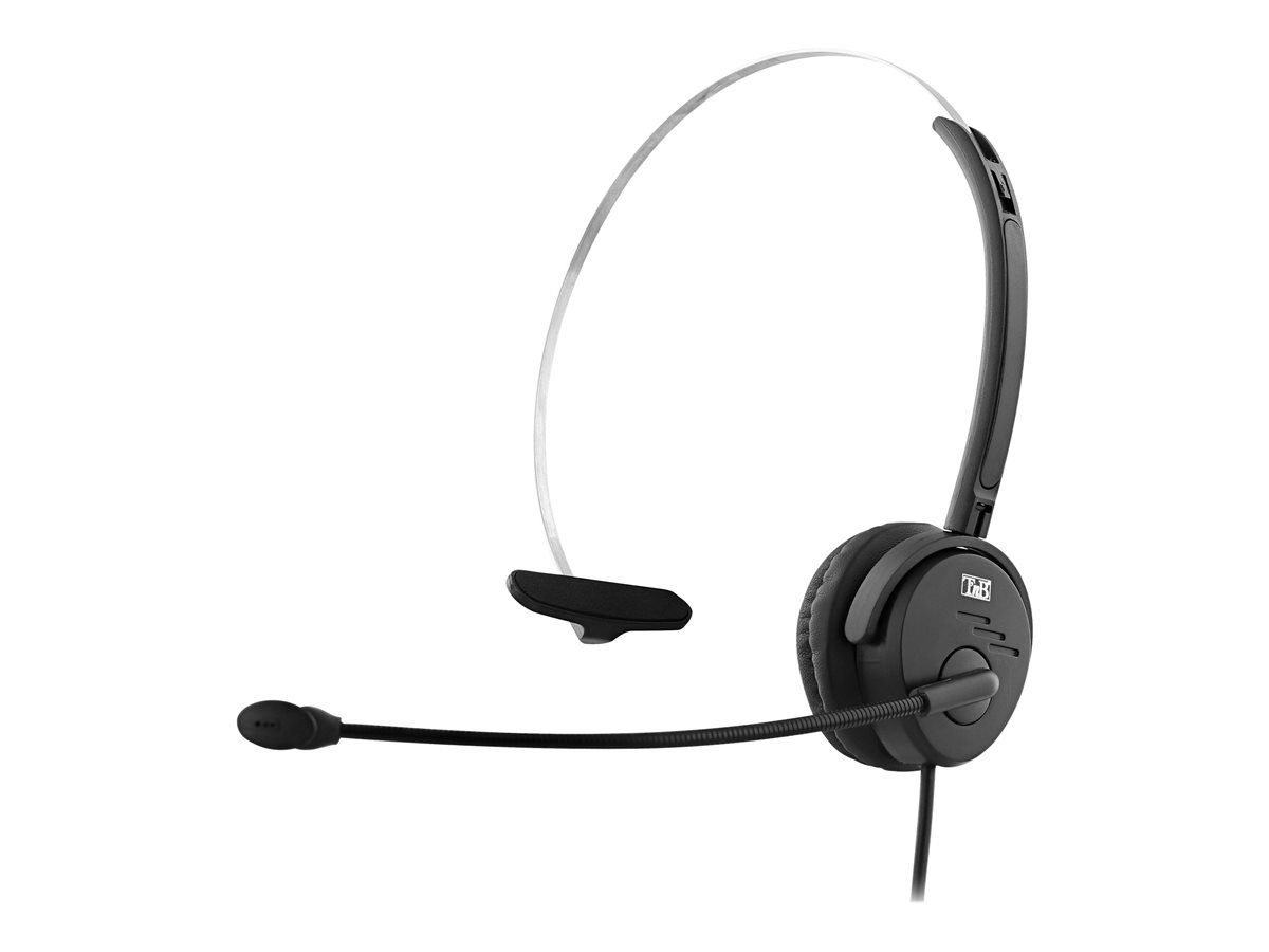 TNB Active 100M - Over-Ear Headphone - Wired - 3.5mm Jack - Black