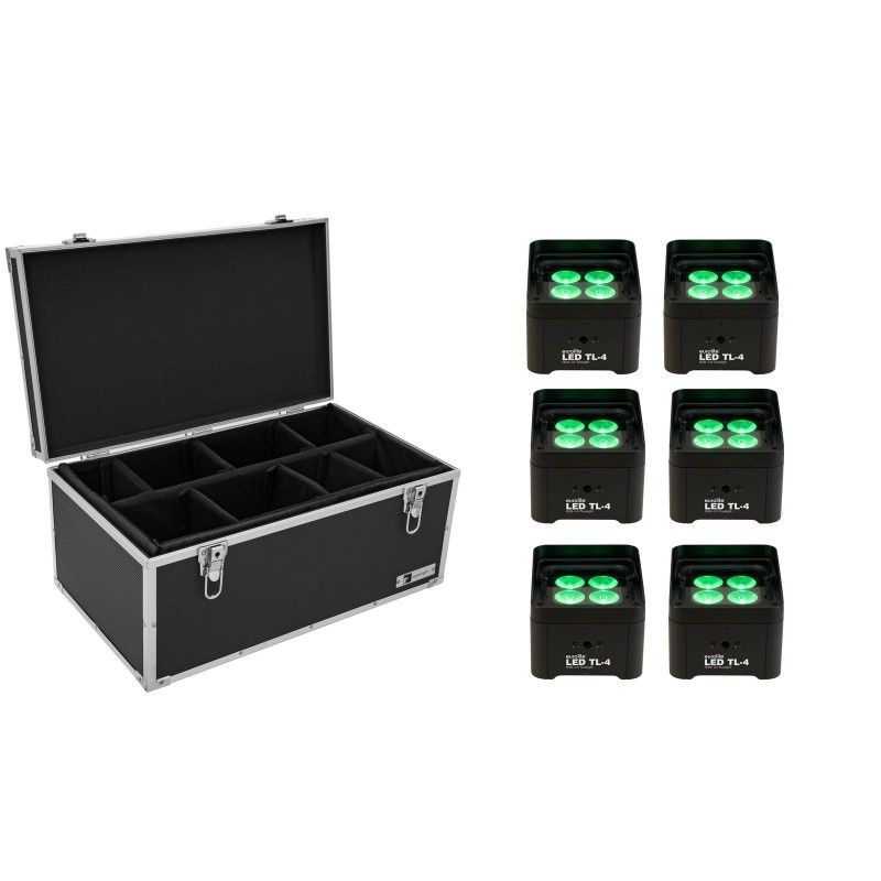 Eurolite 6x LED TL-4 Trusslight Set + Case