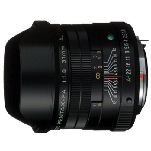 Lente gran angular limitada Pentax - FA31mmF1.8AL negra K para montaje completo en formato APS-C