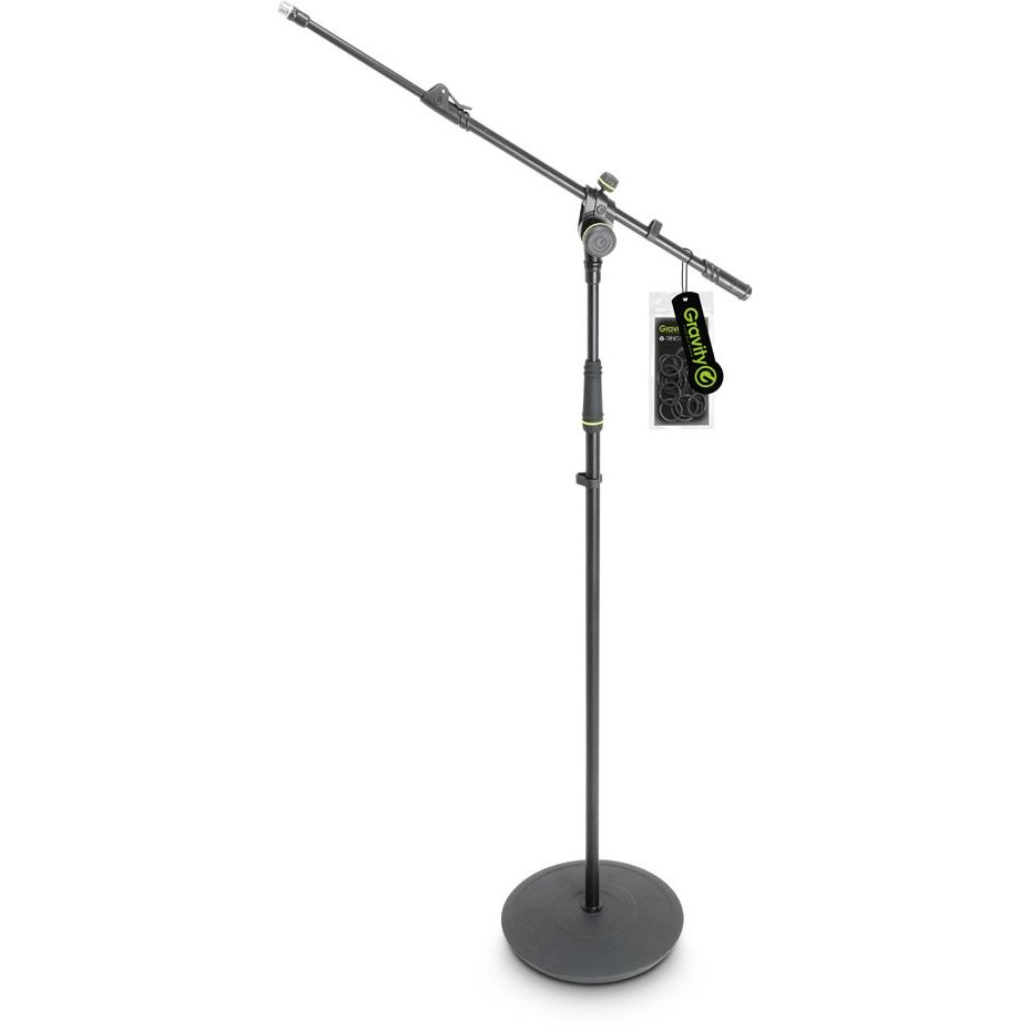 Soporte para microfono Gravity con base redonda, 2322B