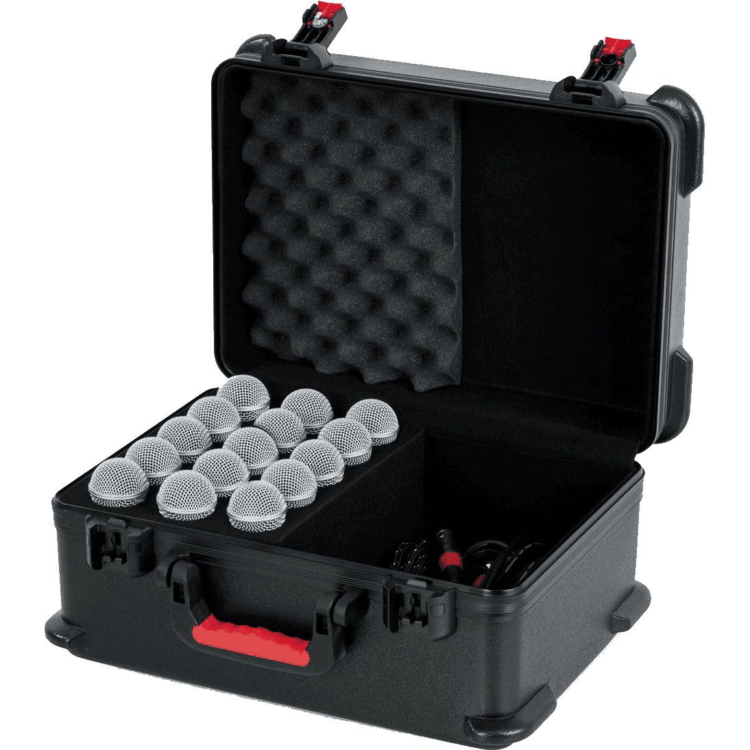 Étui Gator Cases GTSA-MIC15 en polyéthylène pour 15 micros