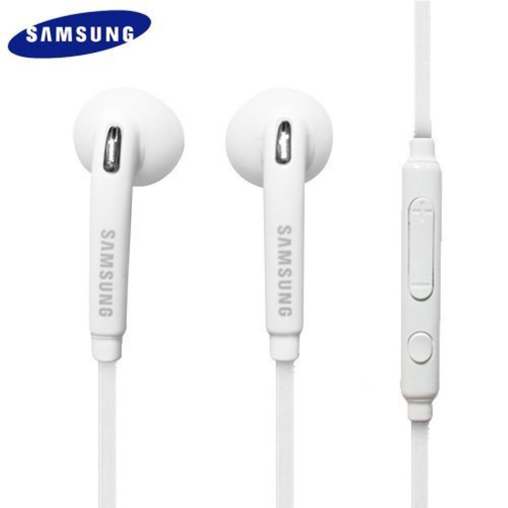 Kit d'écouteurs Samsung pour Galaxy S6 Edge Plus, Blanc (EO-EG920BW)