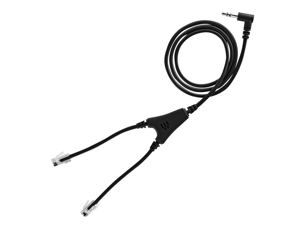 Adaptador de conmutación electrónica EPOS CEHS-MB 01 para auricular inalámbrico y teléfono móvil - Negro