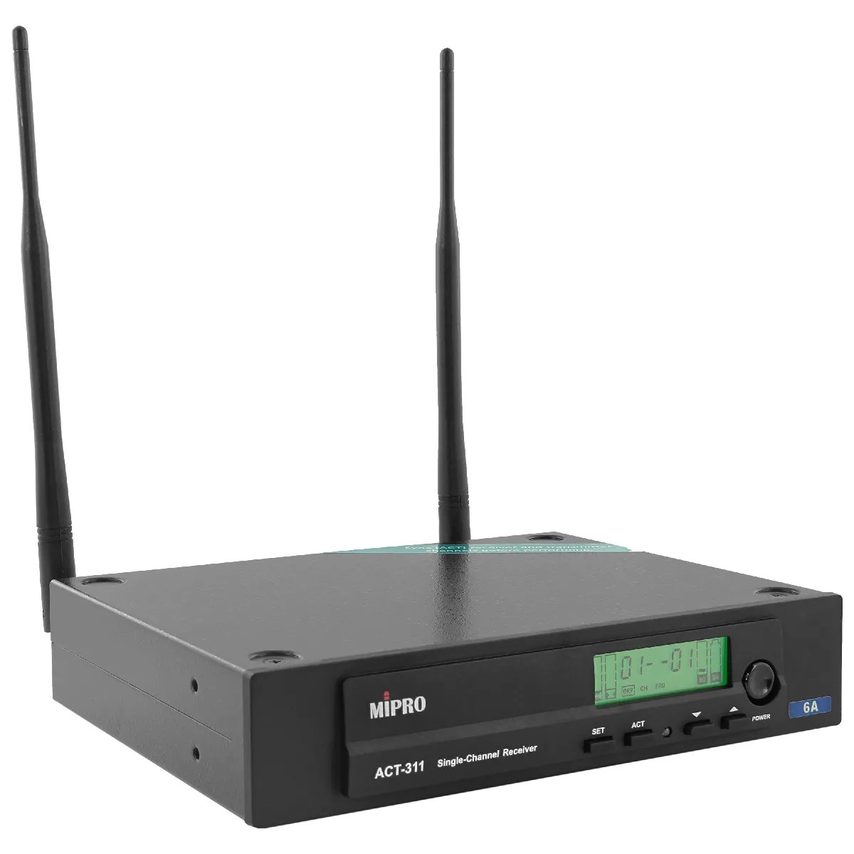 Mipro ACT-311-II Wireless Receiver - True Diversity, UHF 480-934 MHz, 1 Channel