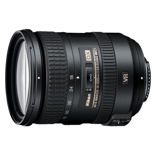Nikon Nikkor AF-S DX 18-200mm f/3.5-5.6G ED VR II Lens