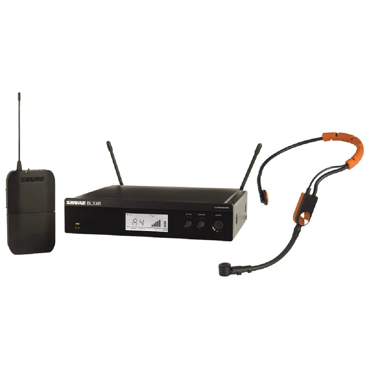 Shure BLX14R SM31 - Wireless Headset Microphone System - Analog - Cardioid - For Fitness