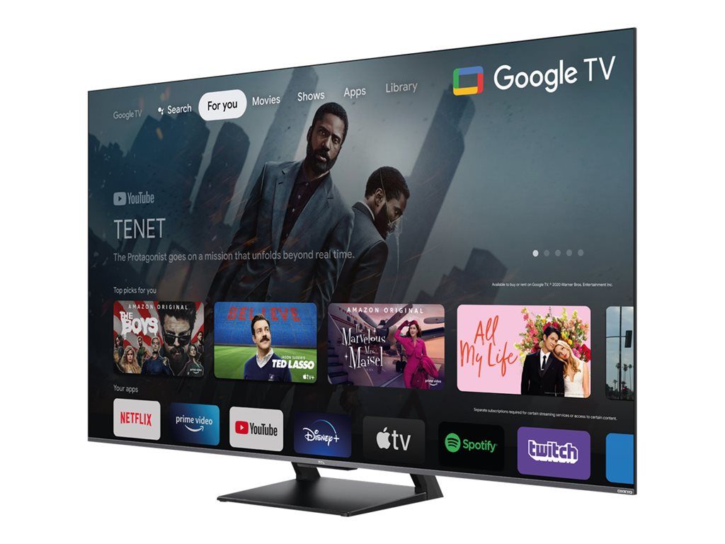 TCL 65C735 - 65-inch LED Smart TV with QLED and Google TV