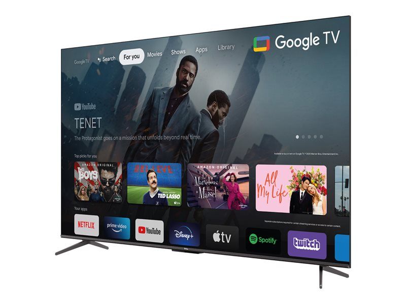 TCL 55P735 - 55" - LED Smart TV with Google TV - 4K UHD (2160p) HDR