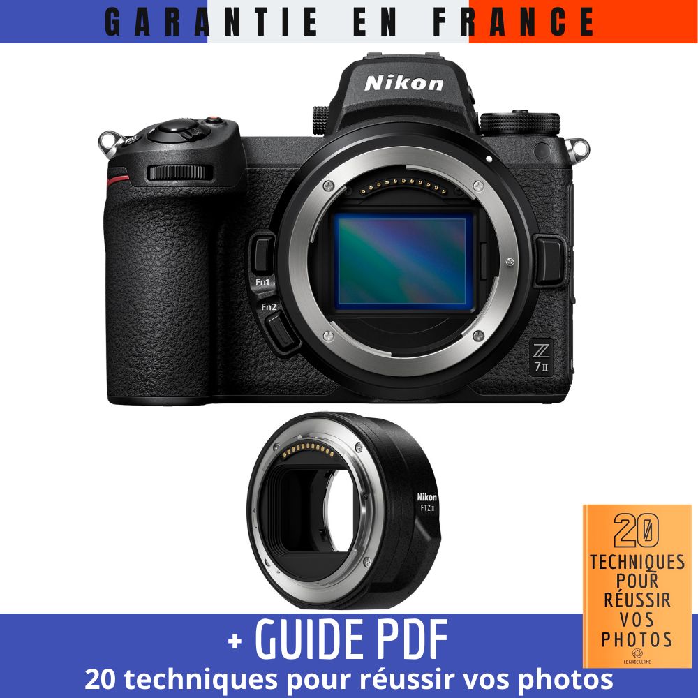 Nikon Z7 II + Nikon FTZ II + Guide PDF '20 TECHNIQUES POUR RÉUSSIR VOS PHOTOS'