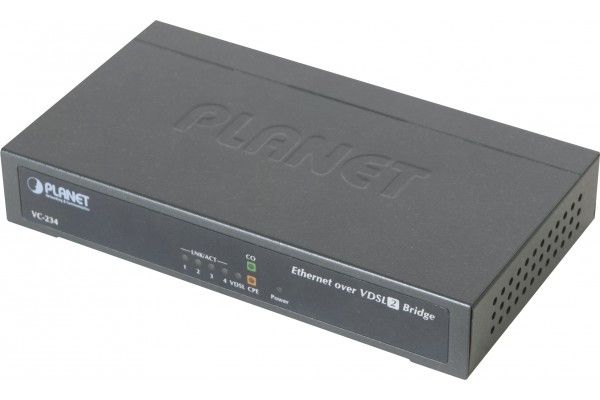 Planet VC-234 VDSL2 Ethernet Converter - 30a, 4 Ports RJ45