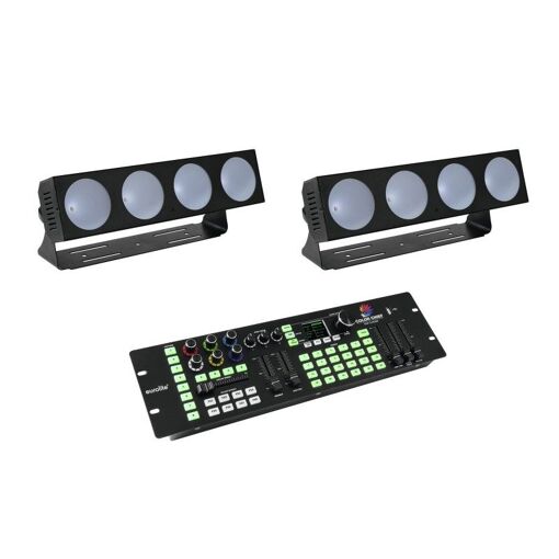Eurolite LED Lighting Set (2x CBB-4 + DMX Controller)