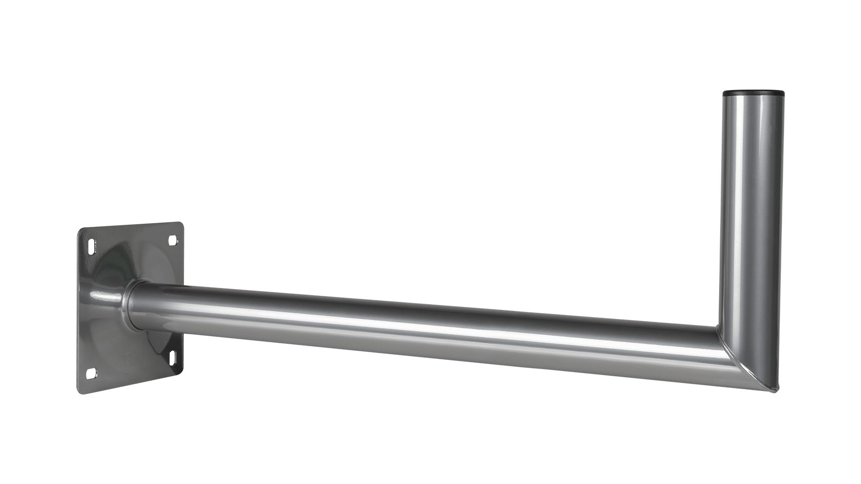 HDME High Quality Steel Wall Bracket WH60 for Satellite Mirror - Oblong Hole - TÜV Certified