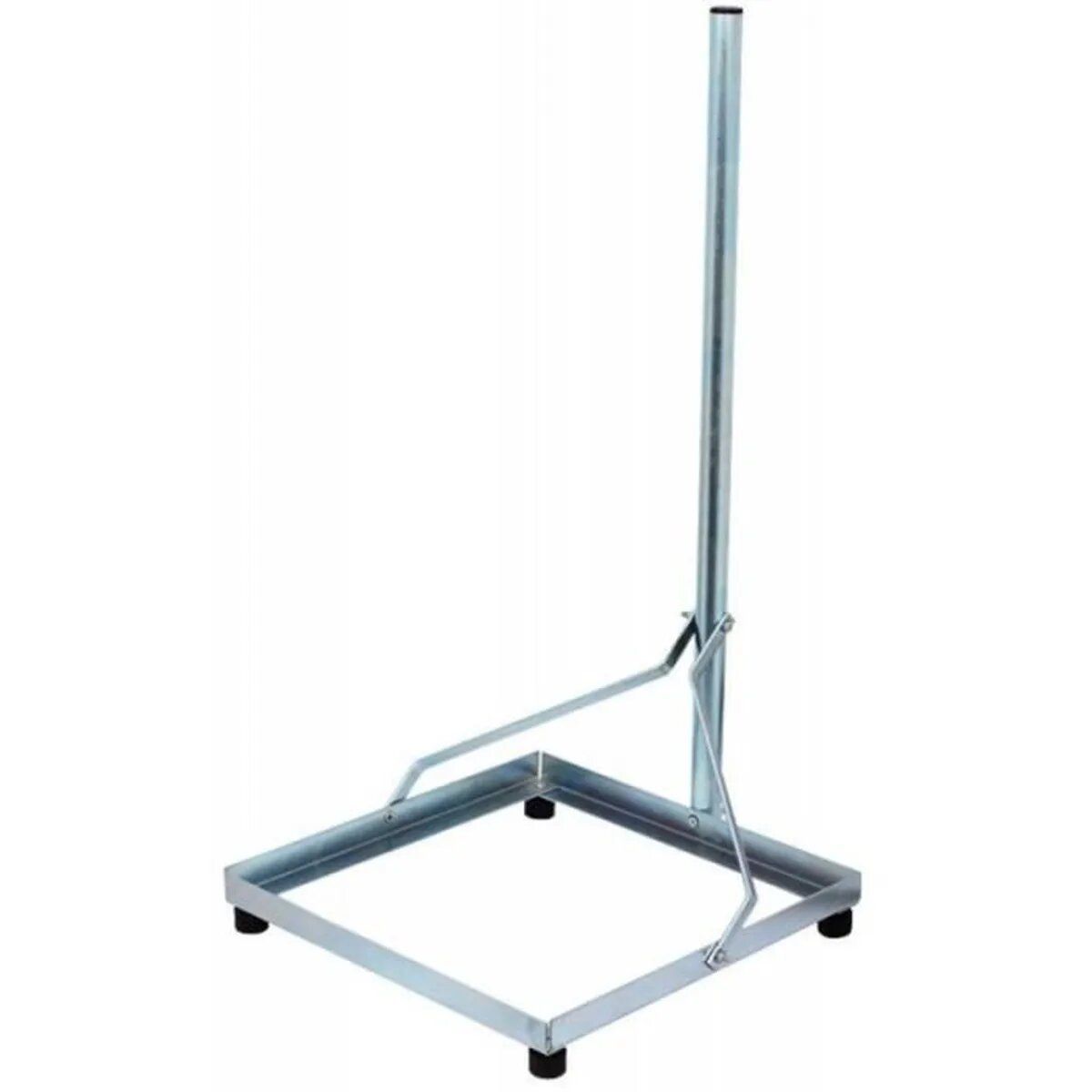 HDME Balcony Stand for Satellite Dish, 1-Meter Steel Stand with 50cm x 50cm Concrete Plate