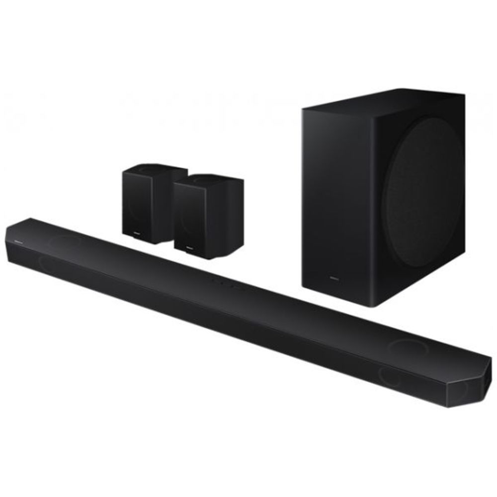 Samsung HW-Q930B (2022) 9.1.4ch Dolby Atmos Soundbar with Wireless Subwoofer + Rear Speaker Kit, Black