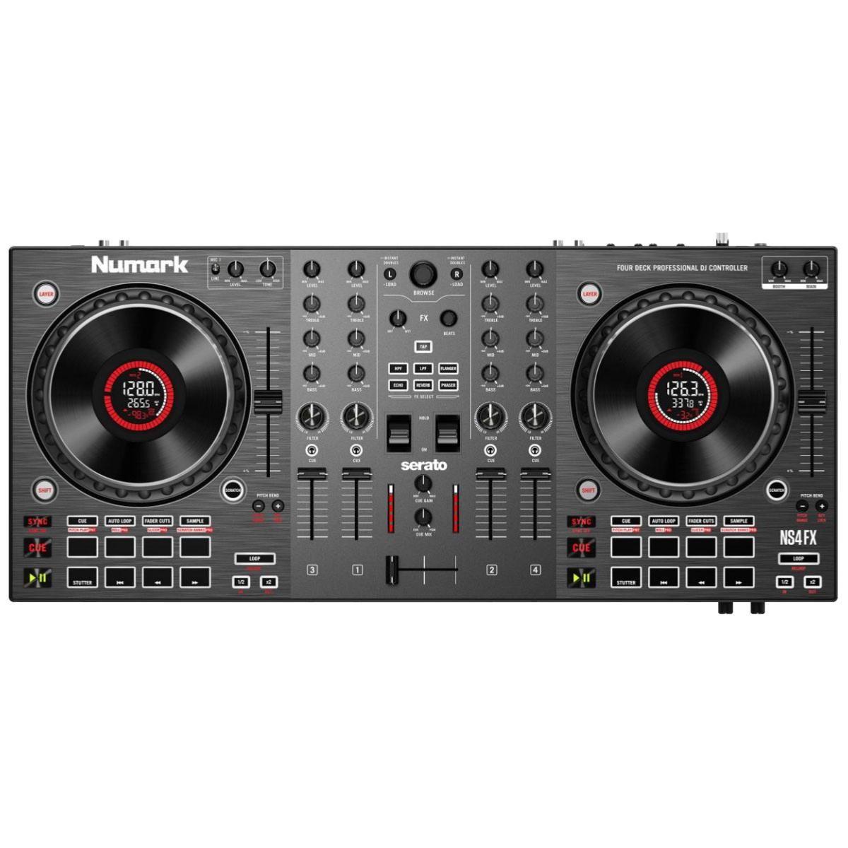 Numark NS4FX - 4-Channel Professional DJ Controller