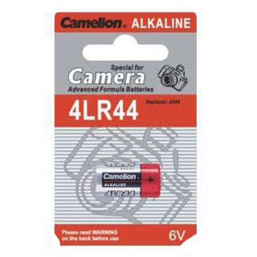Batería Camelion 4LR44 6V alcalina (1 unidad)
