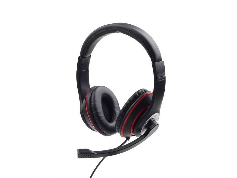Gembird MHS-03-BKRD Headset with Microphone