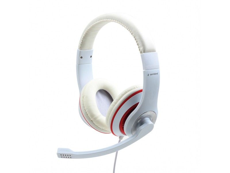 Gembird Wireless Headset with Microphone - White - MHS-03-WTRD