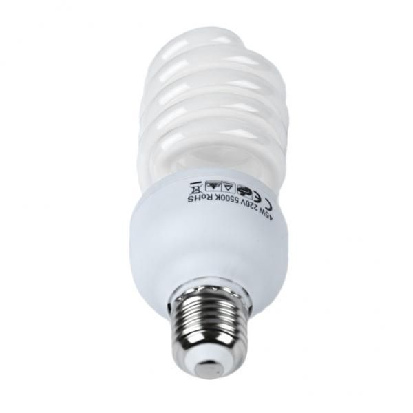 Fenteer 4x E27 45W 5500K Energy-Saving Light Bulb for Photography