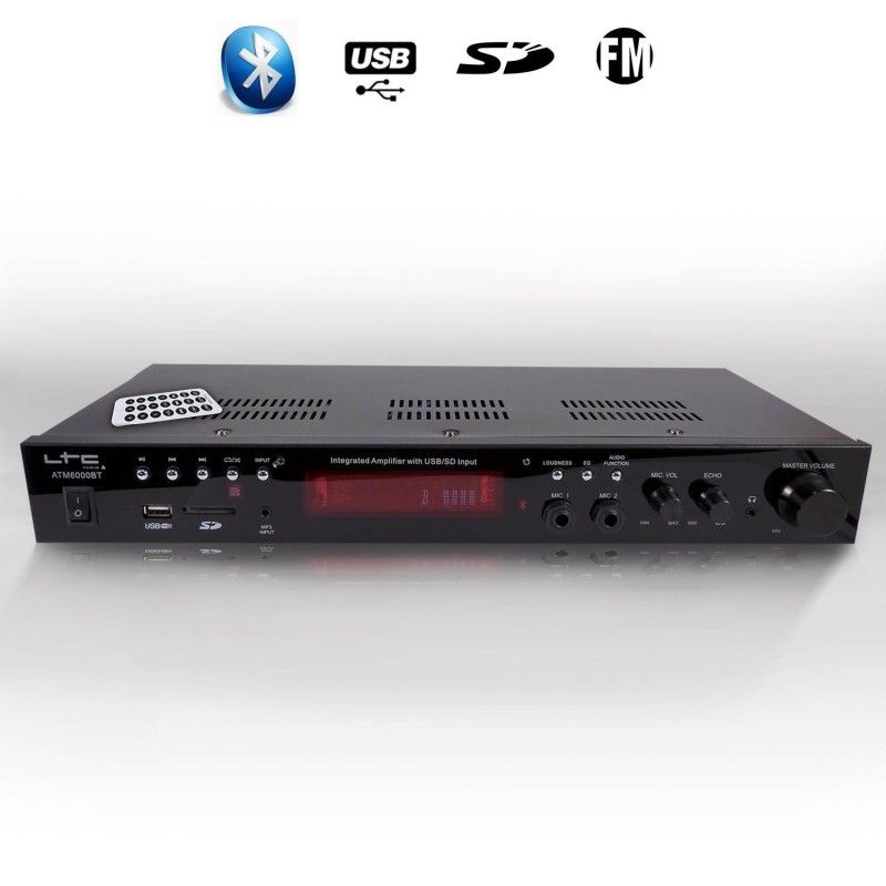 Amplificateur stéréo Ltc 2x50W et système karaoké