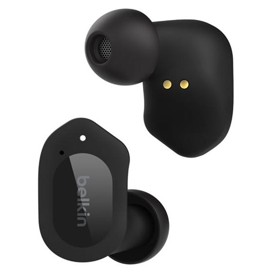 Belkin SoundForm Play - Auriculares inalámbricos con cancelación activa de ruido - Negro medianoche