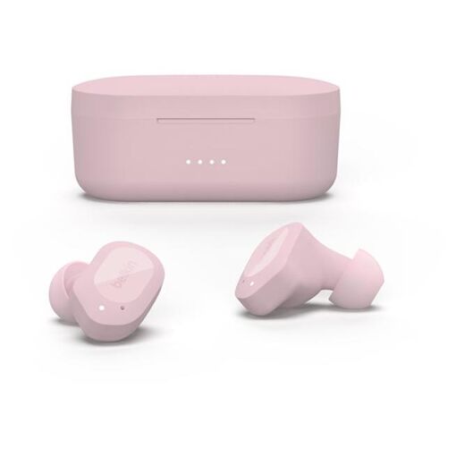 Belkin SoundForm Play Active Noise Cancelling Wireless Earbuds - Pink