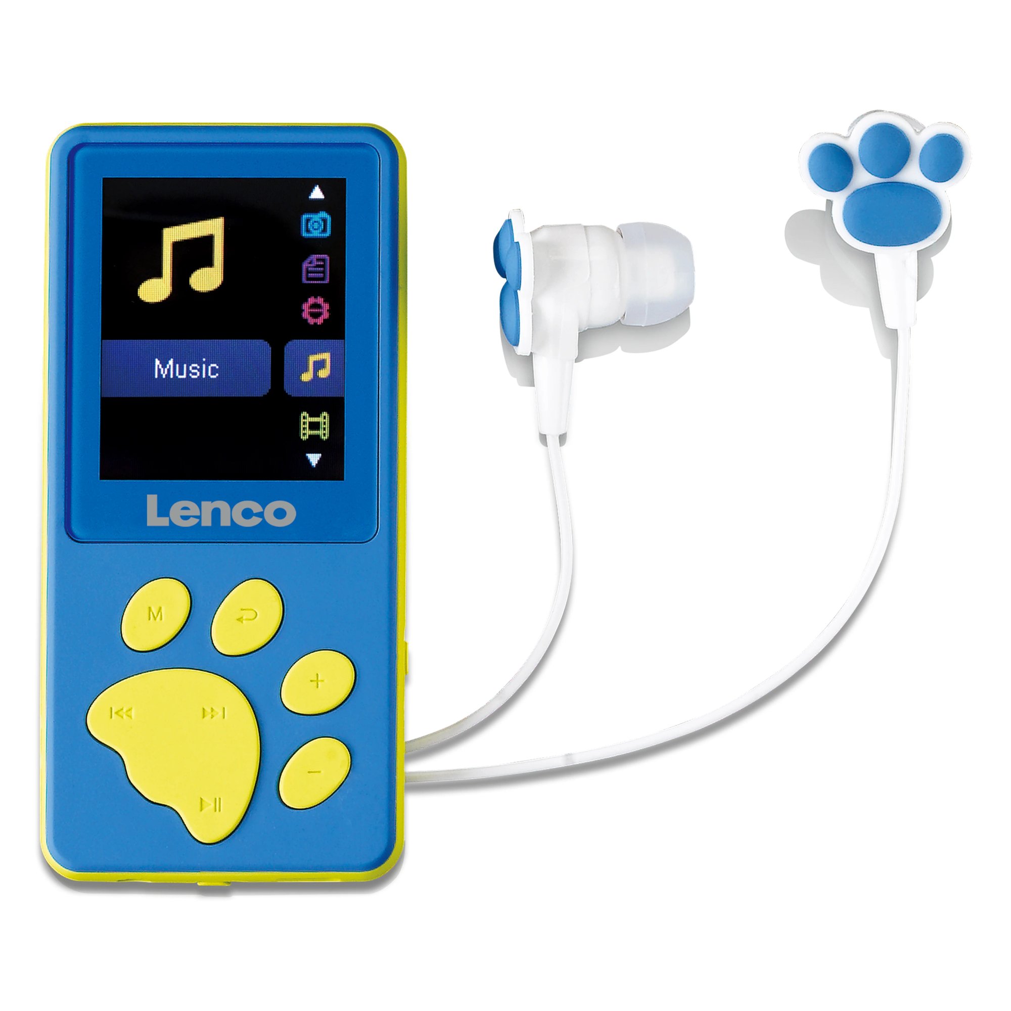 Lenco Xemio-560BU - 8GB Memory MP3/MP4 Player - Blue