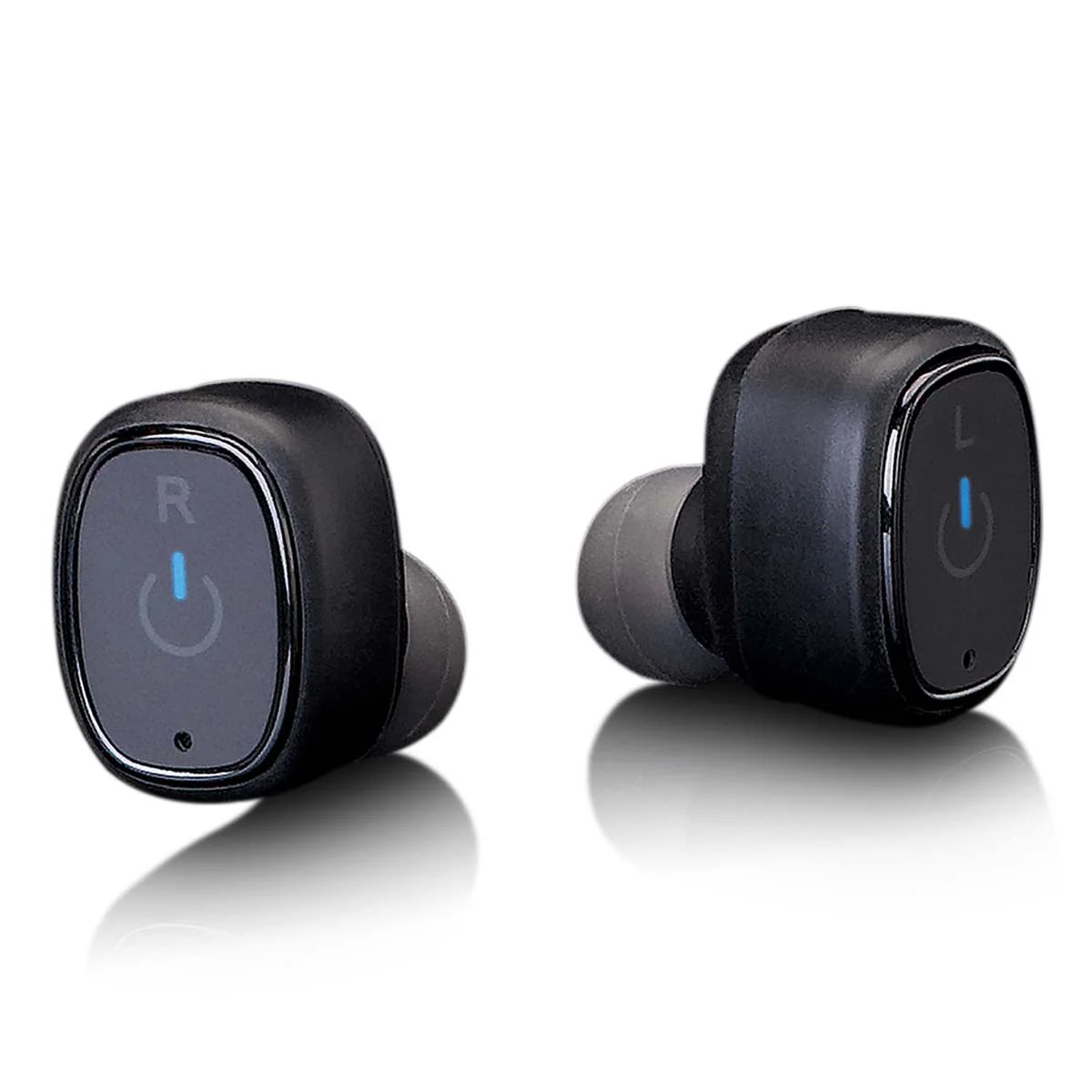 Lenco EPB-440BK - Waterproof Bluetooth Earbuds with Charging Station - Black