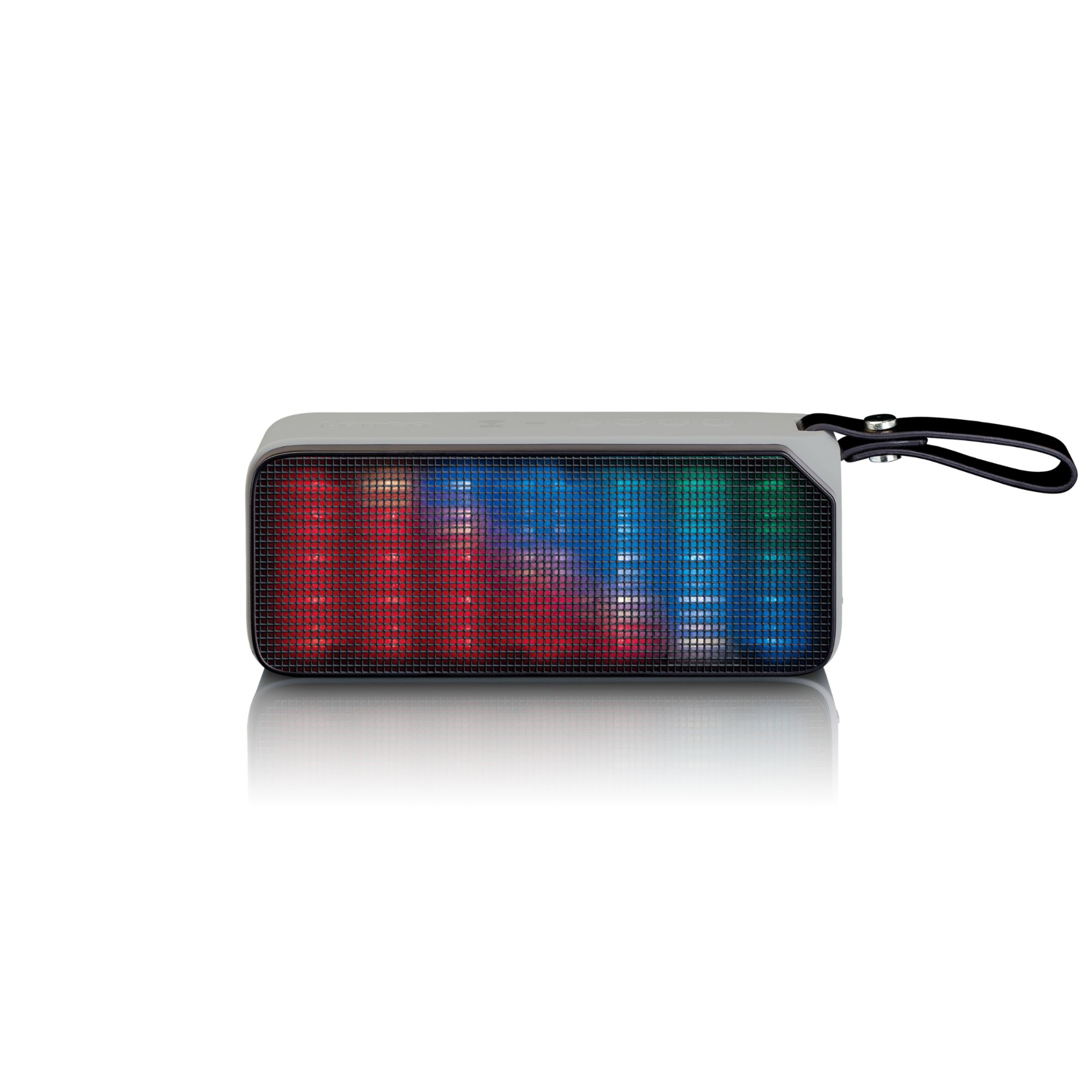 Lenco BT-191 Waterproof Bluetooth Speaker with Light Effects - Grey/Black