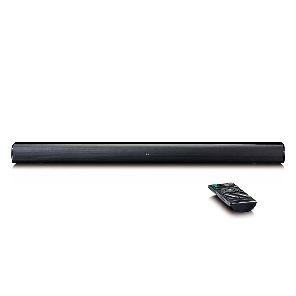 Lenco SB-080 BK - Soundbar 90cm - 80 Watts, Bluetooth, USB & HDMI Subwoofer Integrated - Black