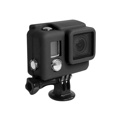 Caja protectora de silicona XSories - Negra - Para GoPro HERO3, HERO4