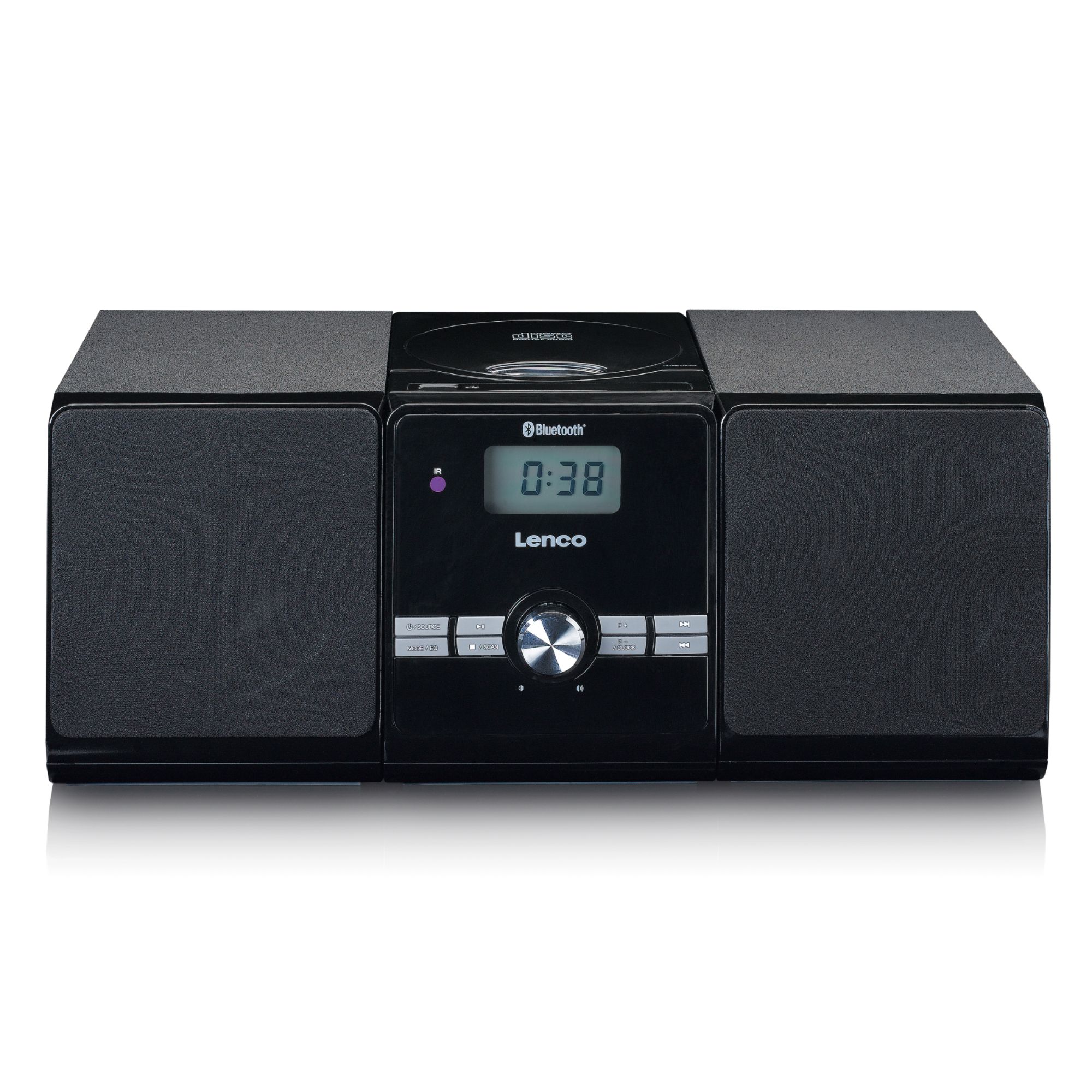 Lenco MC-030BK Micro System with CD/MP3 Player - Black