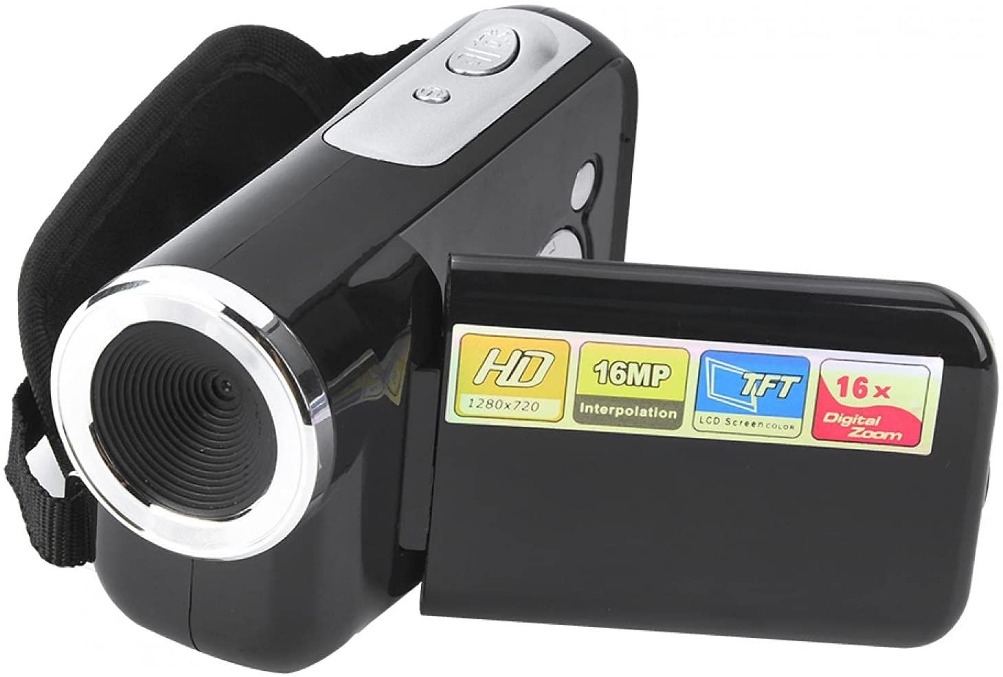 Vendos85 2-Inch Digital Camera with 32GB Micro SD Card (Black)
