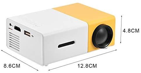 Vendos85 Mini LED Projector HD 1080P with HDMI/TF
