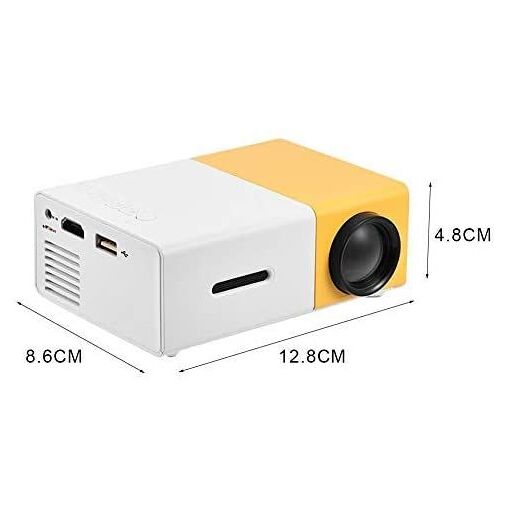 Vendos85 Mini LED Projector HD 1080P with HDMI/TF