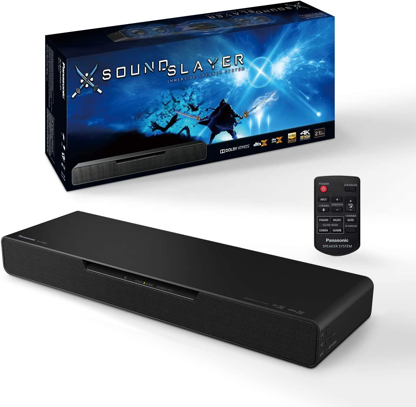 Barra de Son de Juego Compacto Panasonic 2.1 Bluetooth 80W Negro