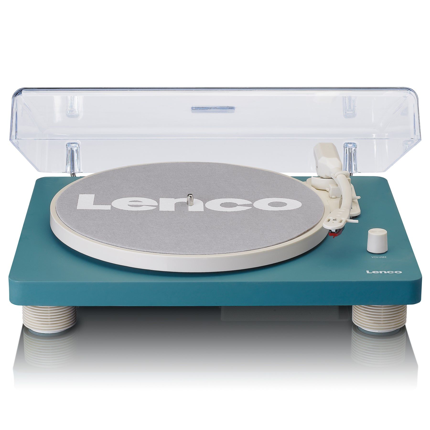 Lenco Turntable with Built-in Speakers and USB Encoding - Turquoise