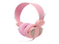 SybaUSA CL-AUD63024 - Écouteurs filaires avec micro - Circum-auriculaires - Jack 3,5 mm - Rose fée