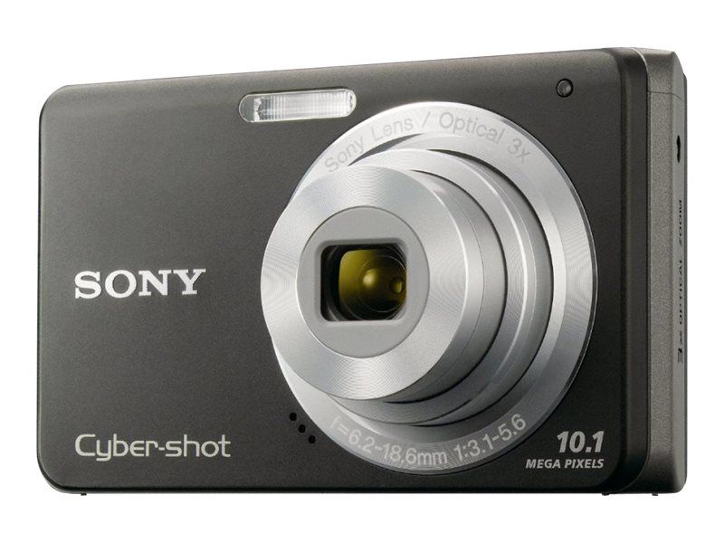 Sony CompactW180 Digital Camera - 10.1MP, 3x Optical Zoom, Black