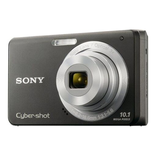 Sony CompactW180 Digital Camera - 10.1MP, 3x Optical Zoom, Black