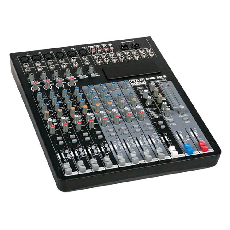 Dap Audio 8-Channel Mixing Desk GIG-124CFX