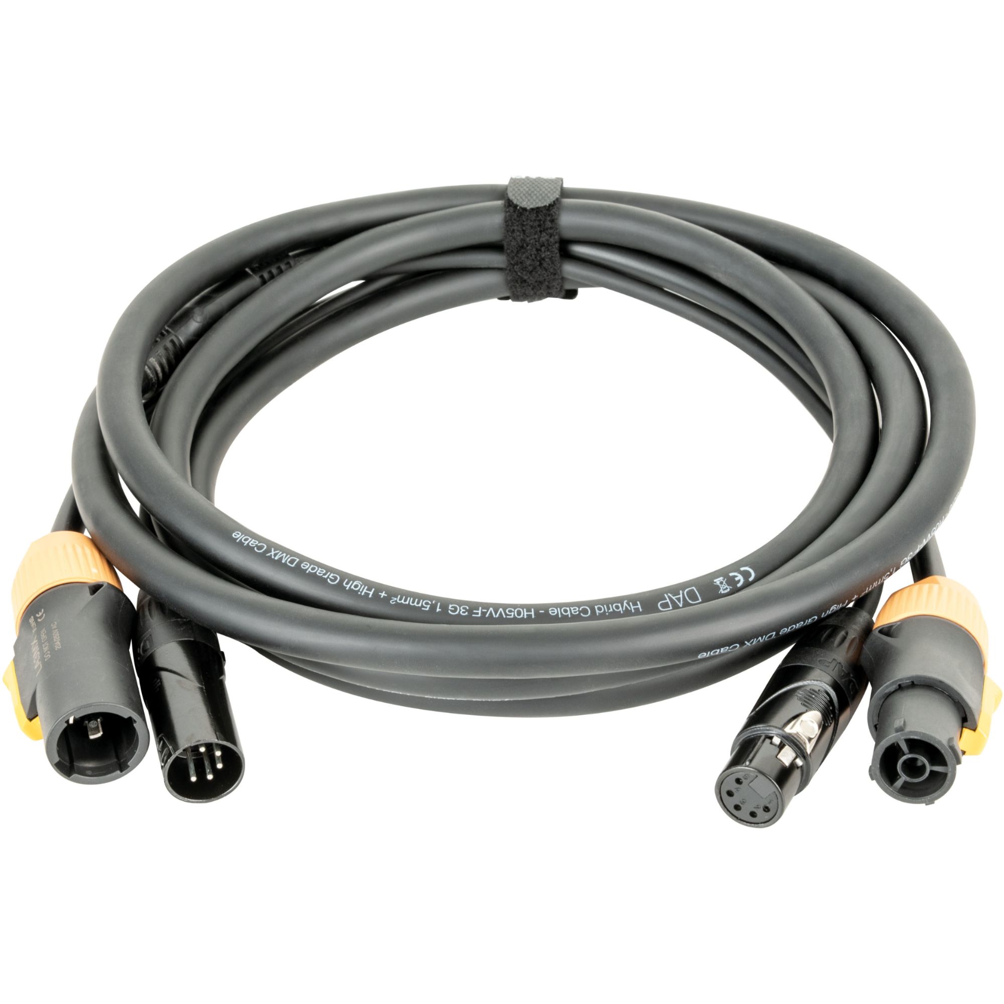 Dap Audio Hybrid Cable 150 cm (Power & XLR 5-Pin)