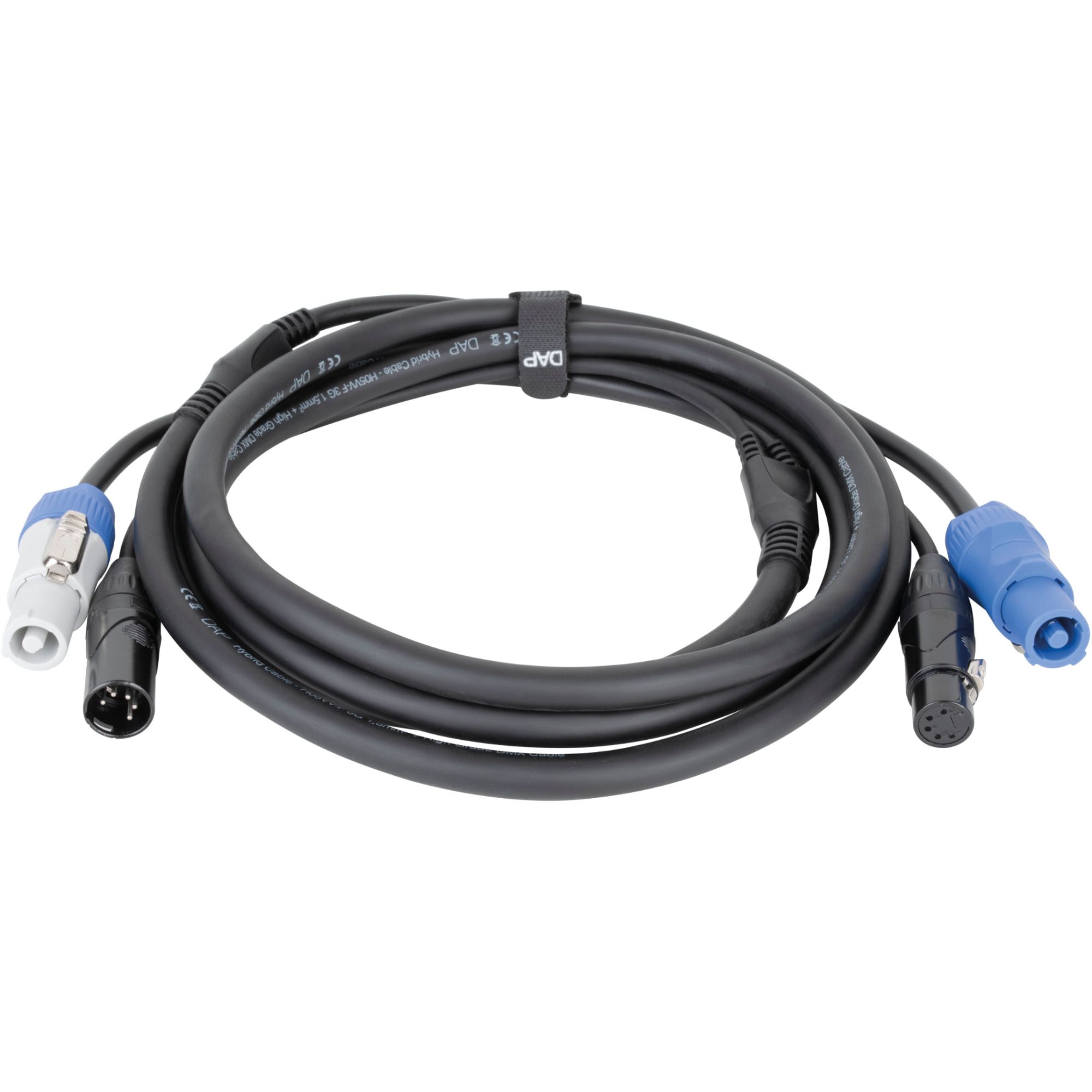 Dap Audio FP21 Hybrid Cable 6m Power/DMX & XLR 5-Pin