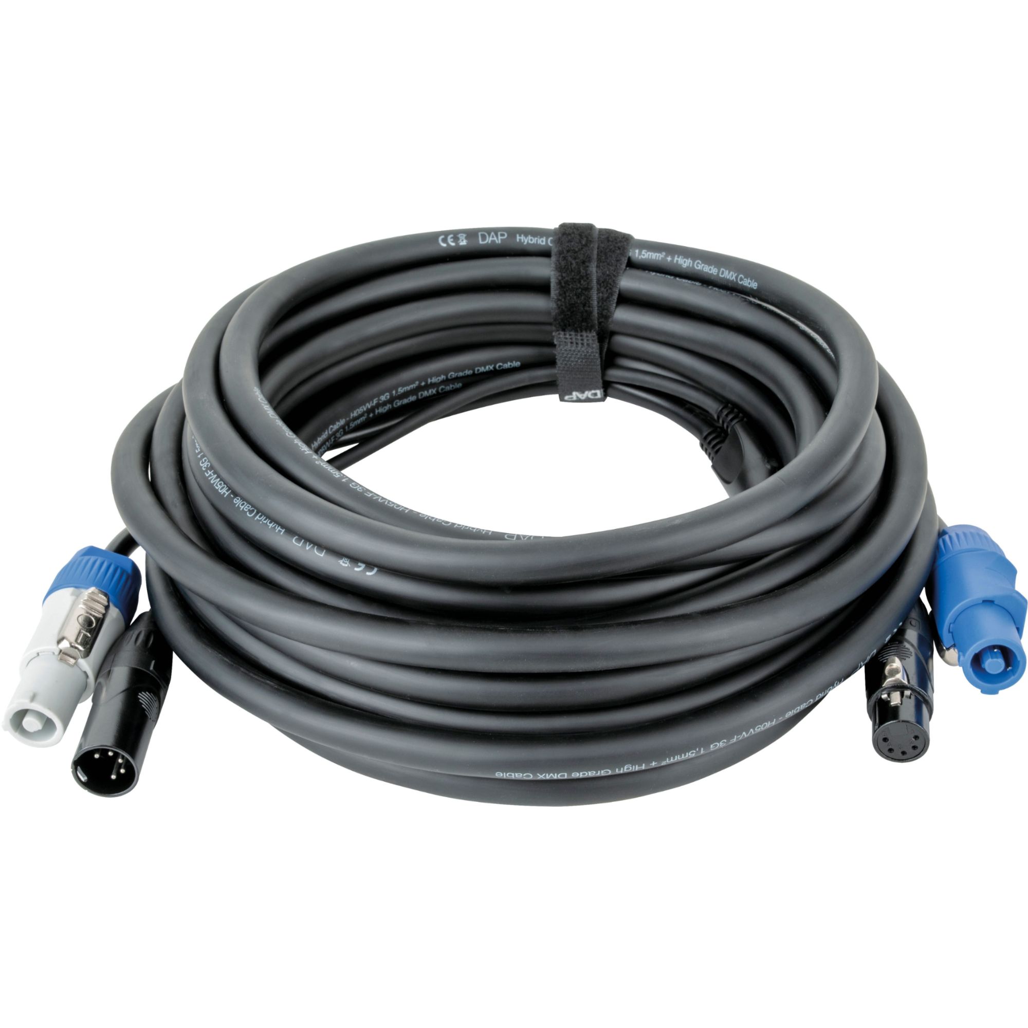 Dap Audio FP21 Hybrid Cable 10m Power/DMX & XLR 5-Pin