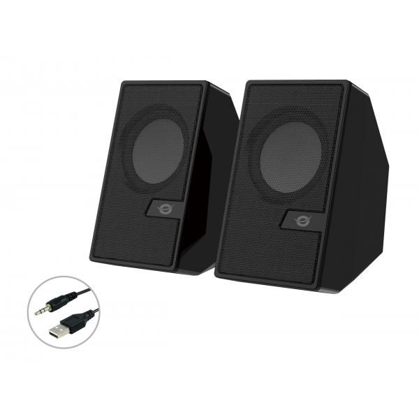 Conceptronic BJORN02B 2-Way Speaker, Black