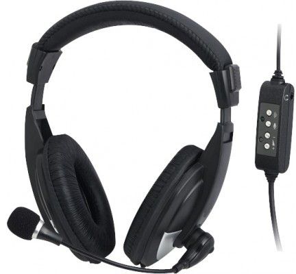 DACOMEX Stereo Headset with USB and Remote Control