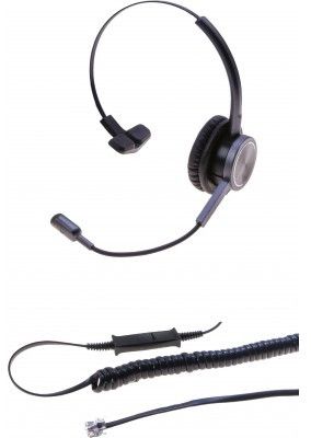 DACOMEX Perle Monaural Phone Headset with Micro and Noise Cancellation