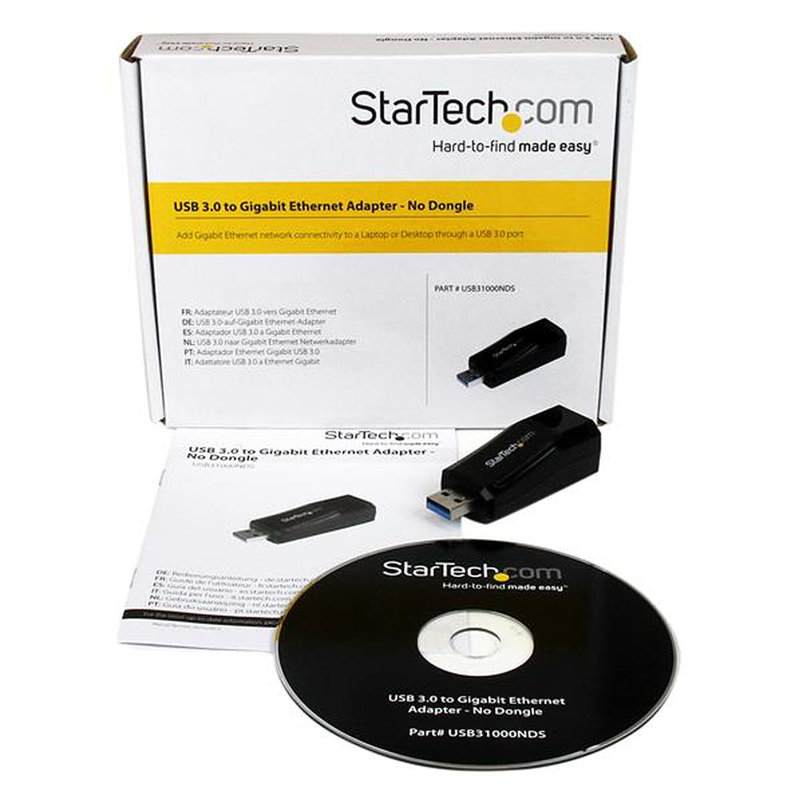 StarTech.com USB 3.0 to RJ45 Gigabit Ethernet Network Adapter